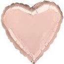 Heart Rose Gold Shaped 9" - (Flat). 15721-09 - FestiUSA