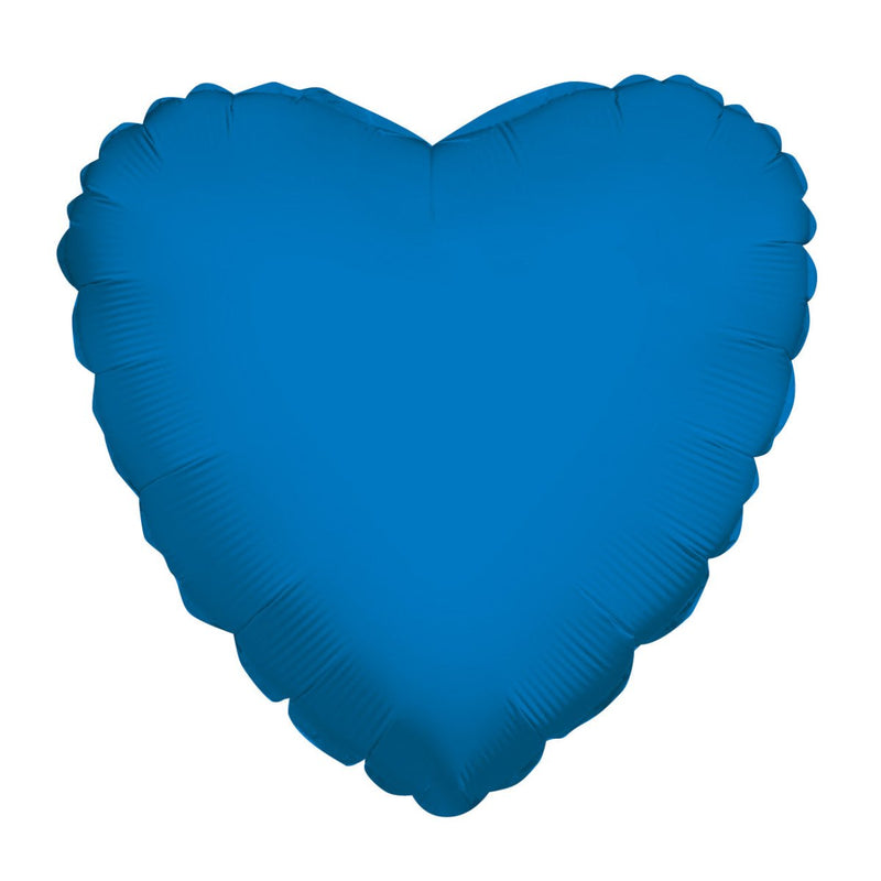Heart Royal Blue Shaped 4" (Flat). 34101-04 - FestiUSA