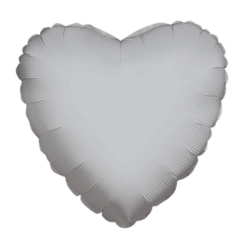 Heart Silver Shaped 9" (Flat). 34109-09 - FestiUSA