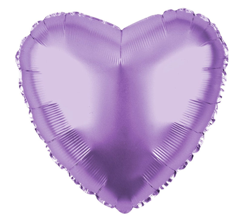 Heart Solid Matte Lilac 9" (Flat). 16344-09 - FestiUSA