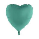 Heart Solid Matte Mint 9" (Flat). 16343-09 - FestiUSA