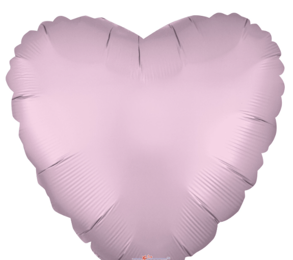 Heart Solid Matte Pink 9" (Flat). 16262-09 - FestiUSA