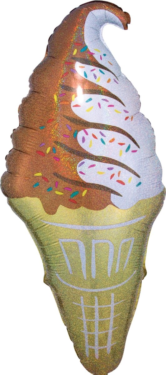 Ice Cream Cone 18” x 41" - (Single Pack). 3530901 - FestiUSA