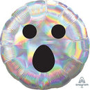 Iridescent Ghost Face 17" - (Single Pack). 4006401 - FestiUSA