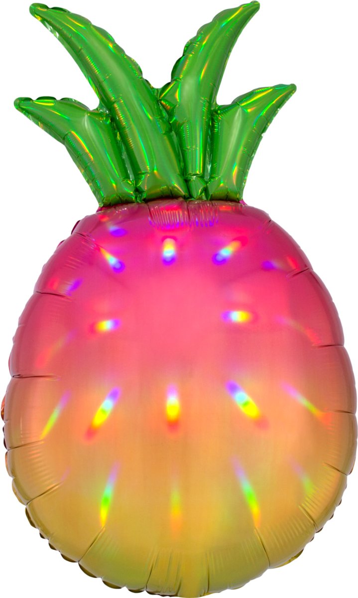 Iridescent Pineapple 17" x 31" - (Single Pack). 3930401 - FestiUSA