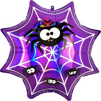 Iridescent Spiderweb 22" - (Single Pack). 4194801 - FestiUSA