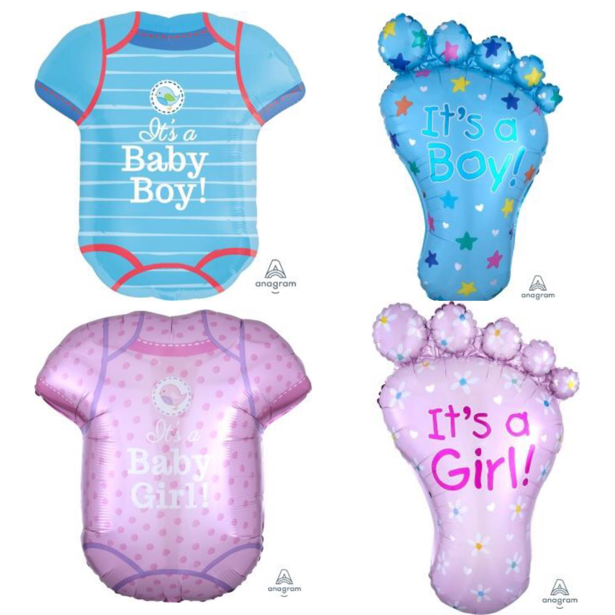 It's a Baby Boy/Girl Foil Balloons - (Choose your theme) - FestiUSA