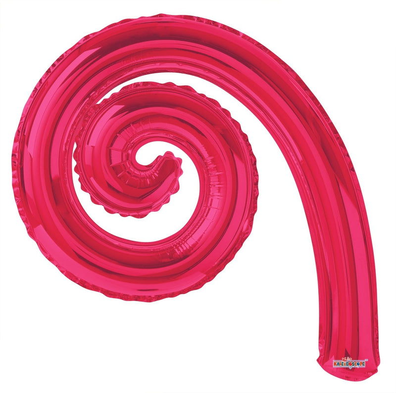 Kurly Spiral Flamingo 14" (Flat). 15001-DCF - FestiUSA