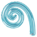 Kurly Spiral Light Blue 14" (Flat). 19928-DCF - FestiUSA
