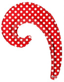 Kurly Wave Red Dots 14" (Flat). 15035-DCF - FestiUSA