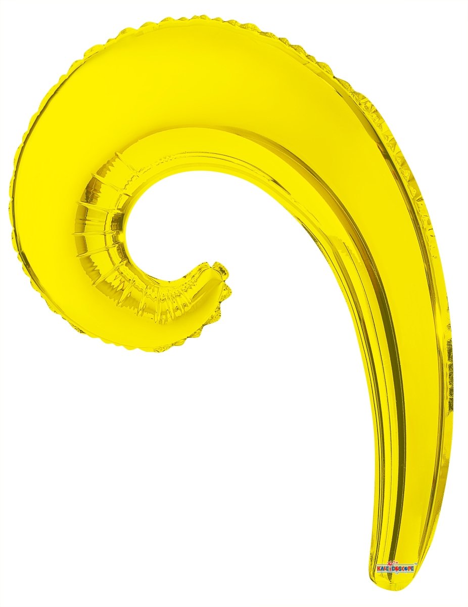 Kurly Wave Yellow 14" (Flat). 19997-DCF - FestiUSA