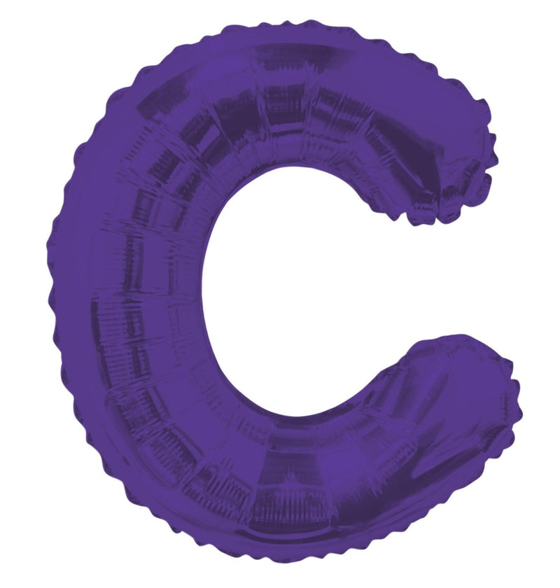 Letter C Purple 14" - (Single Pack). 34774-14 - FestiUSA