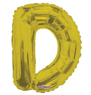 Letter D Gold 14" - (Single Pack). 35071-14 - FestiUSA