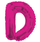 Letter D Hot Pink 14" - (Single Pack). 34800-14 - FestiUSA