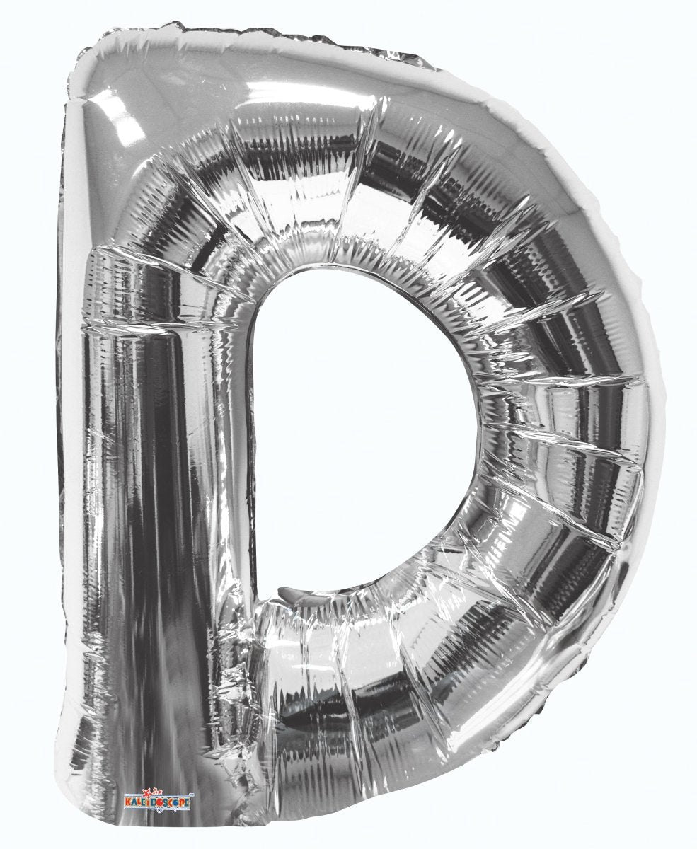 Letter D Silver 34″ – (Single Pack). 15233-34 - FestiUSA