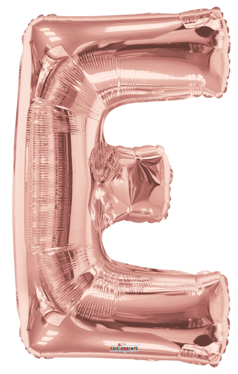 Letter E Rose Gold 34″ – (Single Pack). 15614-34 - FestiUSA