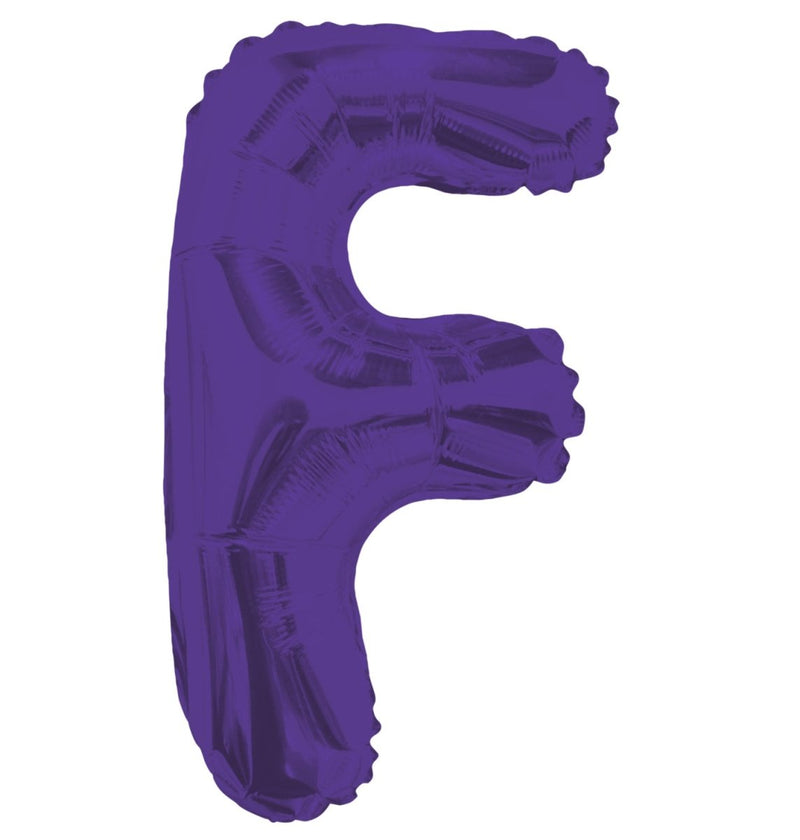 Letter F Purple 14" - (Single Pack). 34777-14 - FestiUSA