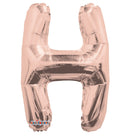 Letter H Rose Gold 14″ - (Single Pack). 15657-14 - FestiUSA