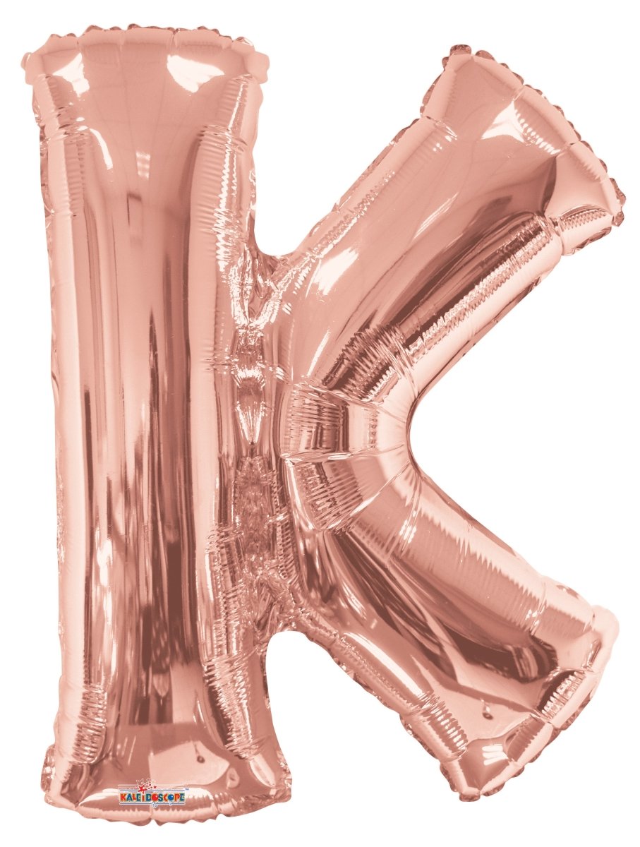 Letter K Rose Gold 34″ – (Single Pack). 15620-34 - FestiUSA