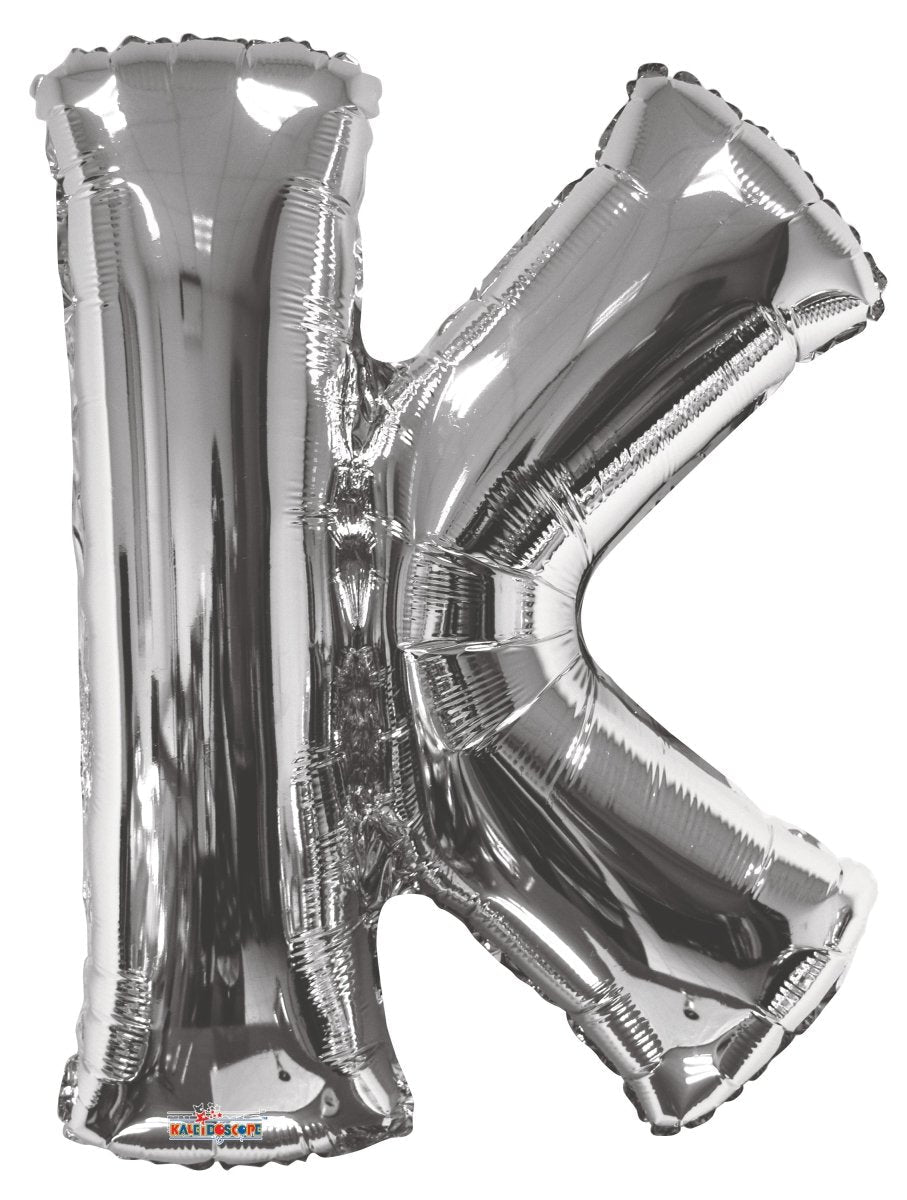 Letter K Silver 34″ – (Single Pack). 15240-34 - FestiUSA