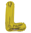 Letter L Gold 14" - (Single Pack). 35079-14 - FestiUSA