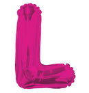 Letter L Hot Pink 14" - (Single Pack). 34808-14 - FestiUSA