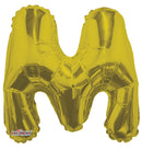 Letter M Gold 14" - (Single Pack). 35080-14 - FestiUSA