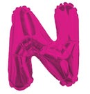 Letter N Hot Pink 14" - (Single Pack). 34810-14 - FestiUSA