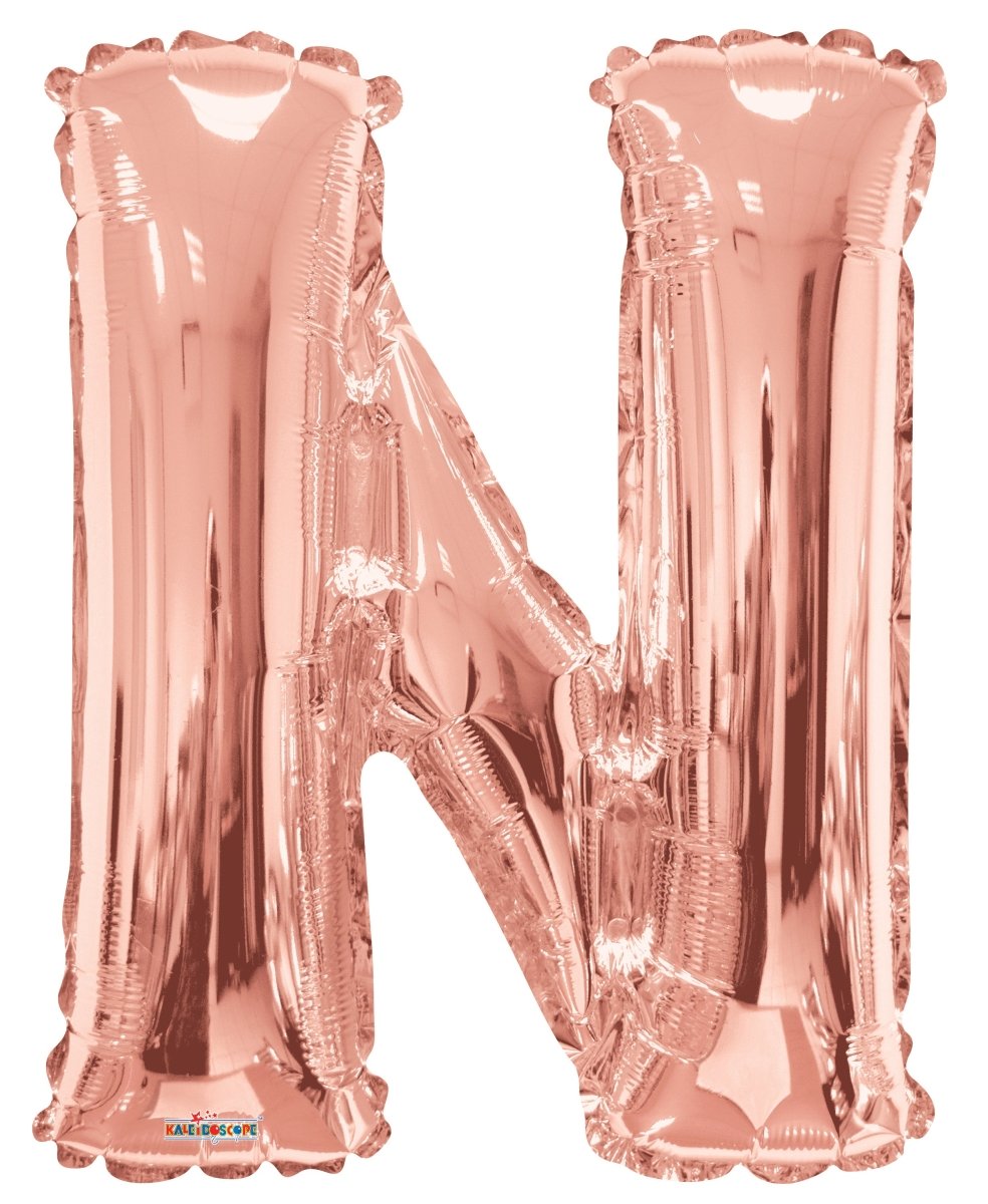 Letter N Rose Gold 34″ – (Single Pack). 15623-34 - FestiUSA