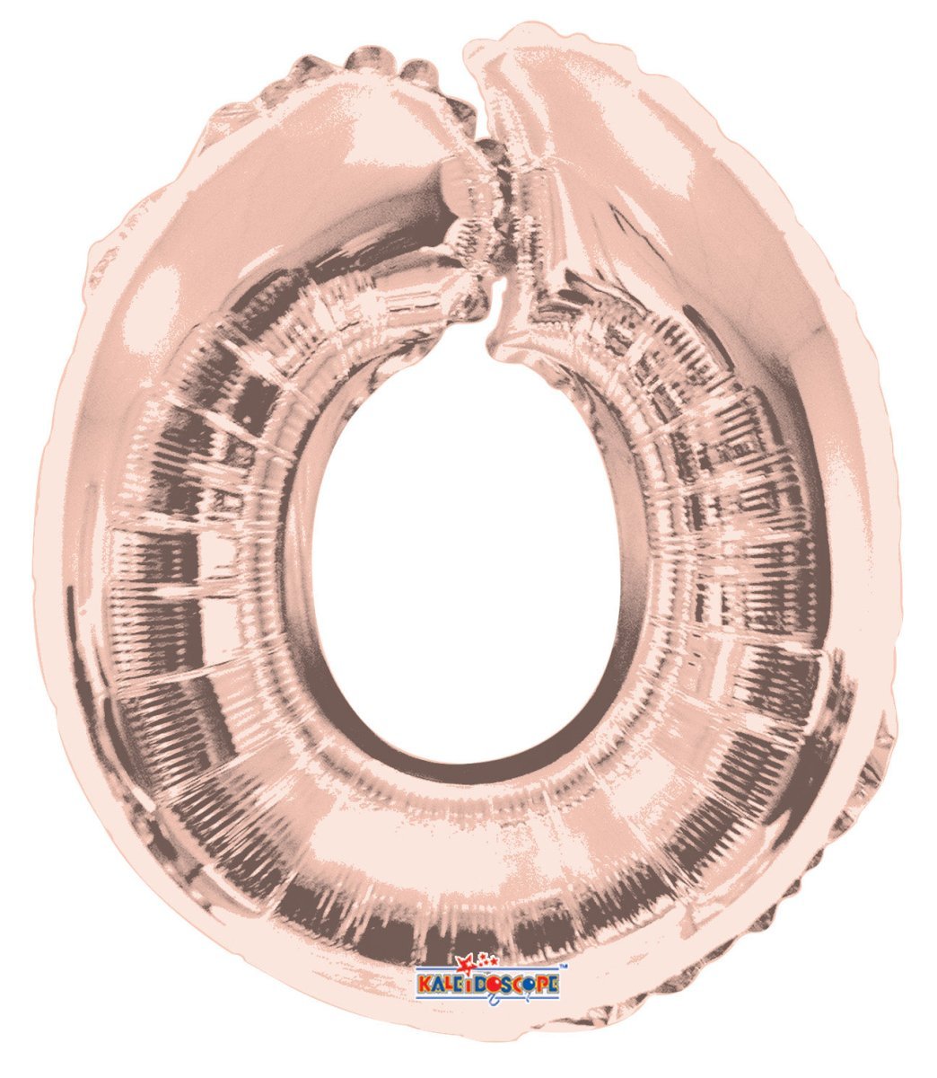 Letter O Rose Gold 14″ - (Single Pack). 15664-14 - FestiUSA