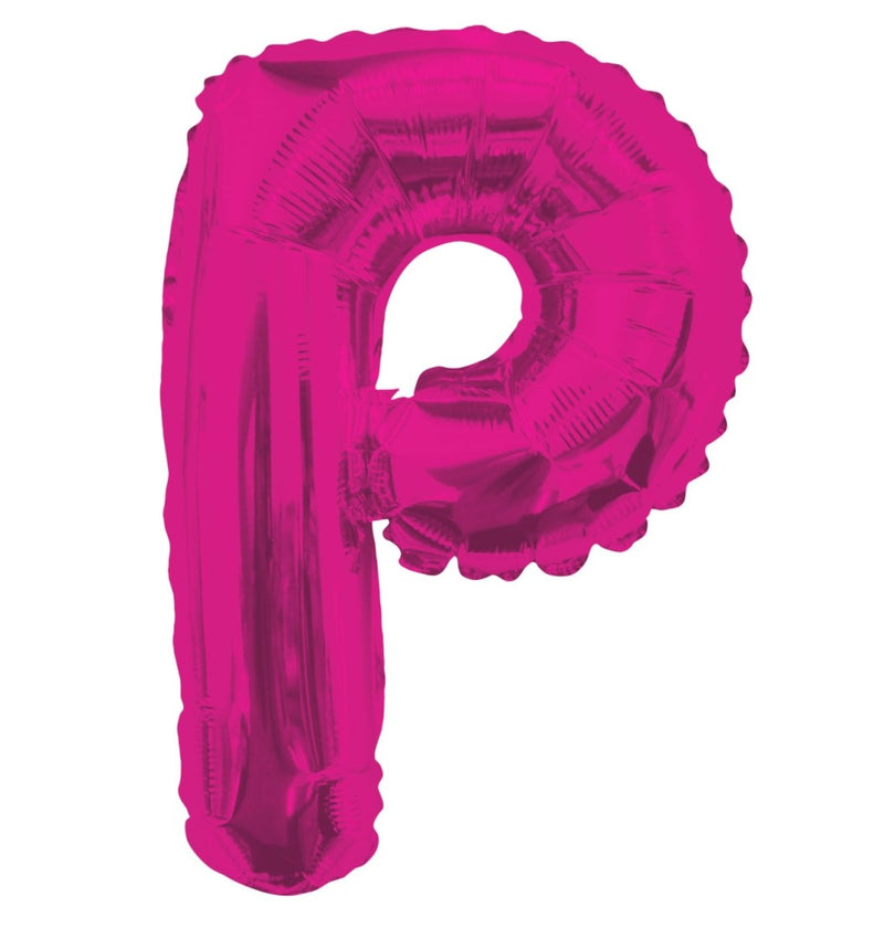 Letter P Hot Pink 14" - (Single Pack). 34812-14 - FestiUSA