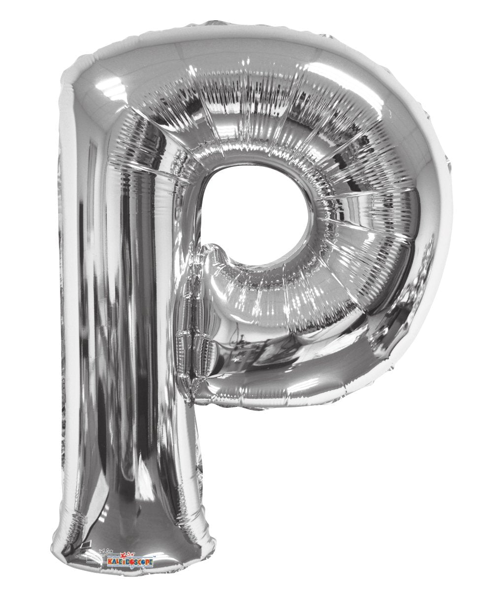 Letter P Silver 34″ – (Single Pack). 15245-34 - FestiUSA