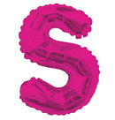 Letter S Hot Pink 14" - (Single Pack). 34815-14 - FestiUSA