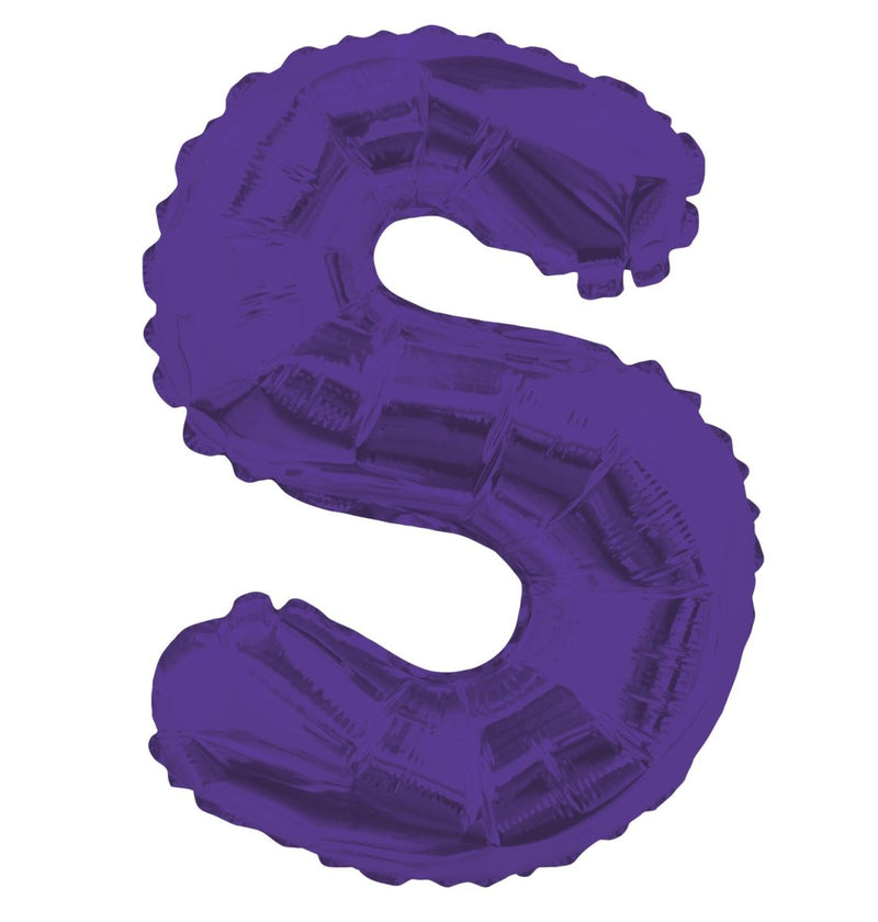 Letter S Purple 14" - (Single Pack). 34790-14 - FestiUSA
