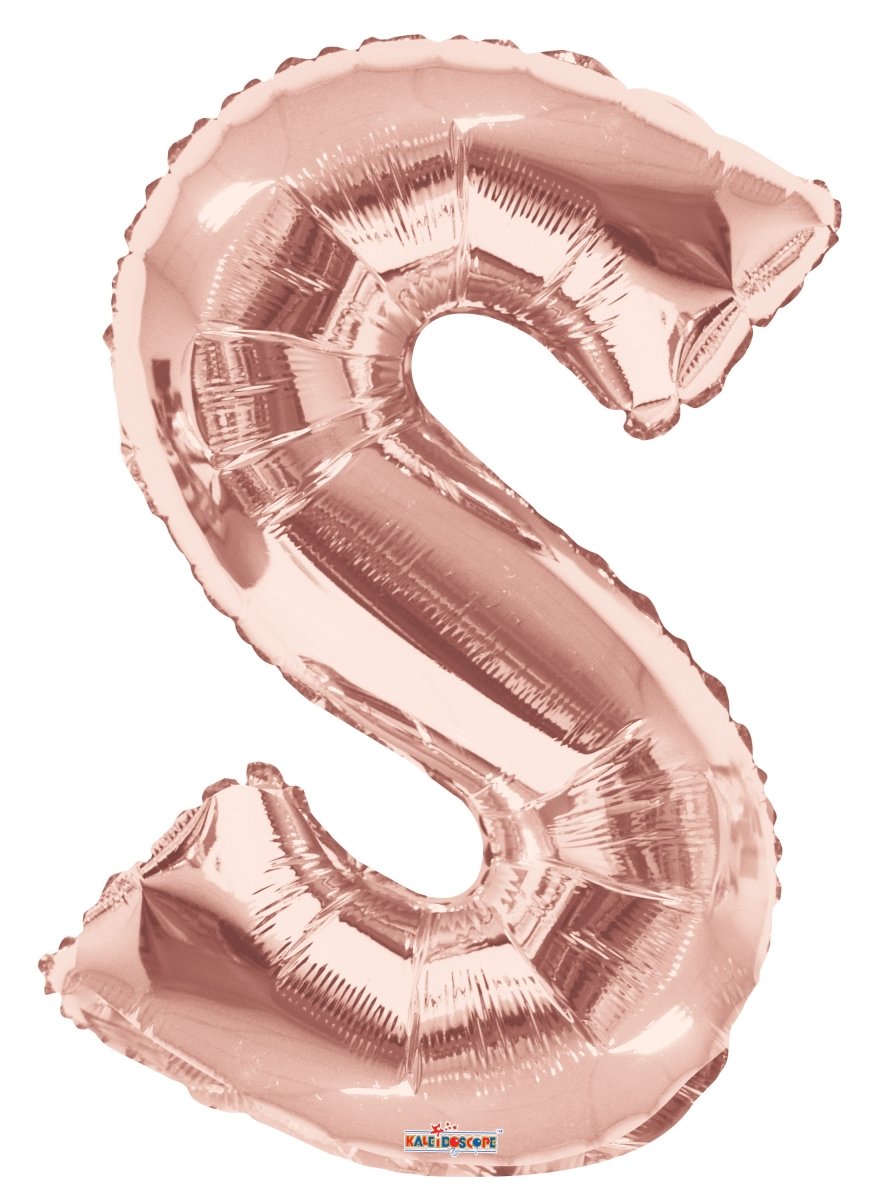 Letter S Rose Gold 34″ – (Single Pack). 15628-34 - FestiUSA
