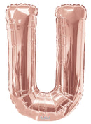 Letter U Rose Gold 34″ – (Single Pack). 15630-34 - FestiUSA