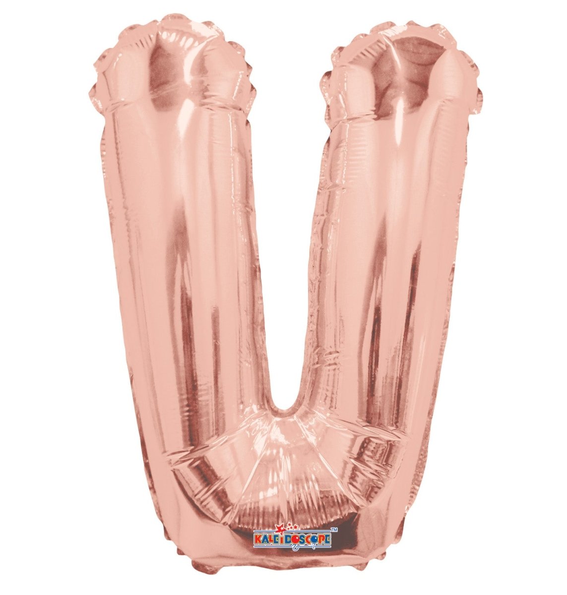Letter V Rose Gold 14" - (Single Pack). 15671-14 - FestiUSA