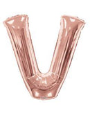 Letter V Rose Gold 34″ – (Single Pack). 15631-34 - FestiUSA