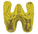 Letter W Gold 14" - (Single Pack). 35091-14 - FestiUSA