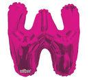Letter W Hot Pink 14" - (Single Pack). 19773-14 - FestiUSA