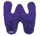 Letter W Purple 14" - (Single Pack). 19772-14 - FestiUSA