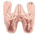 Letter W Rose Gold 14" - (Single Pack). 15672-14 - FestiUSA