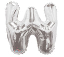 Letter W Silver 14" - (Single Pack). 34916-14 - FestiUSA