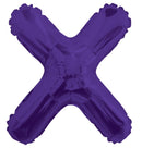 Letter X Purple 14" - (Single Pack). 34794-14 - FestiUSA