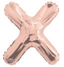 Letter X Rose Gold 14" - (Single Pack). 15673-14 - FestiUSA