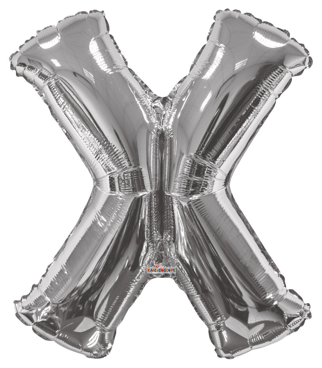Letter X Silver 34″ – (Single Pack). 15253-34 - FestiUSA