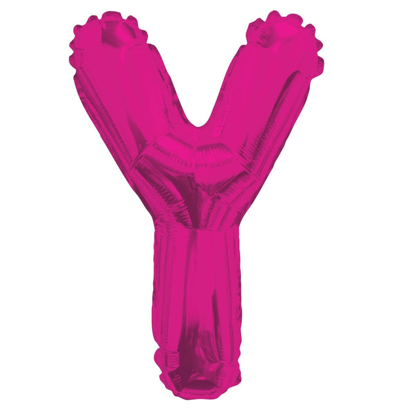 Letter Y Hot Pink 14" - (Single Pack). 34820-14 - FestiUSA