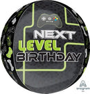 Level Up Birthday Orbz 15" - (Single Pack). 4110701 - FestiUSA