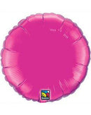 Magenta Mylar Round 18" Foil. 34075-18 - FestiUSA