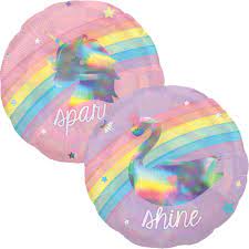 Magical Unicorn Rainbow 18" Double Side - (Single Pack). 3974701 - FestiUSA